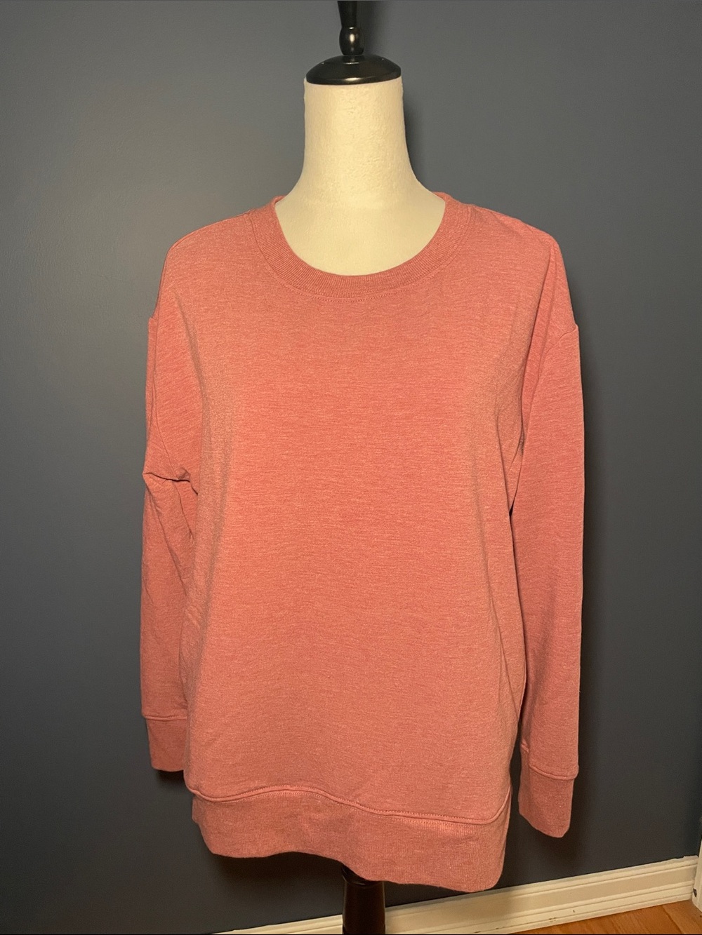Danskin Mauve-Pink Crewneck Sweatshirt